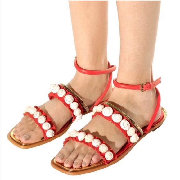 Tory Burch Sinclair Seashell Sandal - Picture 2 of 7